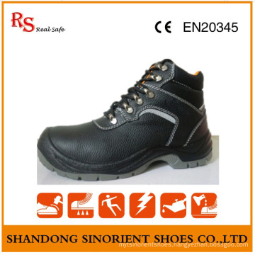 Cow Split Leather Steel Toe Safety Shoes